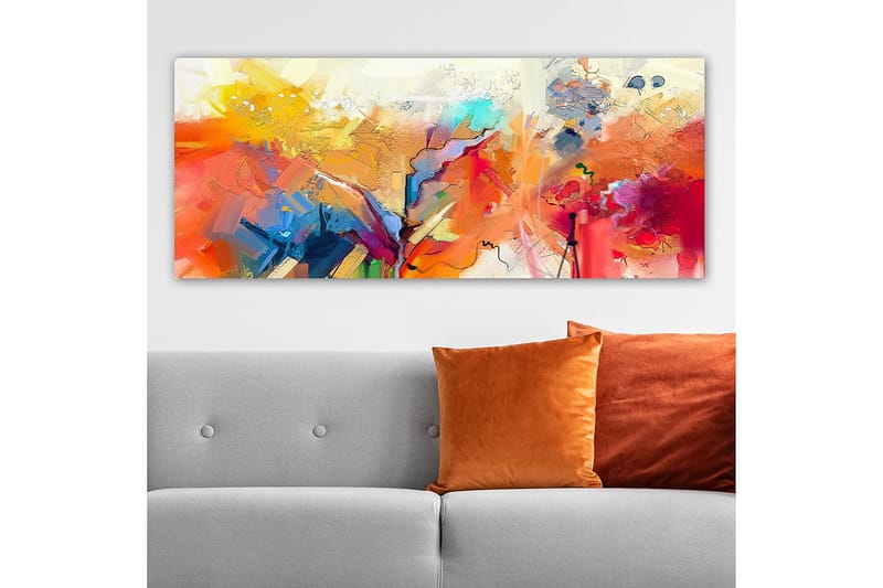 Canvastavla YTY Abstract & Fractals Flerfärgad - 120x50 cm - Inredning - Tavlor & posters - Canvastavla