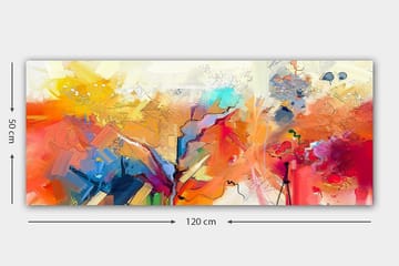 Canvastavla YTY Abstract & Fractals Flerfärgad - 120x50 cm - Inredning - Tavlor & posters - Canvastavla