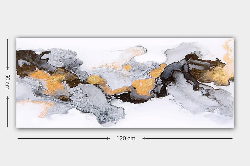 Canvastavla YTY Abstract & Fractals Flerfärgad - 120x50 cm - Inredning - Tavlor & posters - Canvastavla