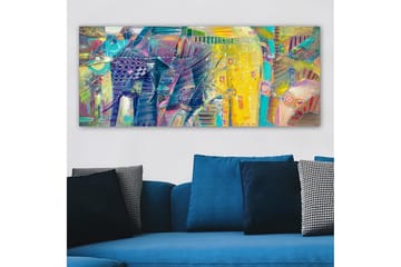 Canvastavla YTY Abstract & Fractals Flerfärgad - 120x50 cm - Inredning - Tavlor & posters - Canvastavla