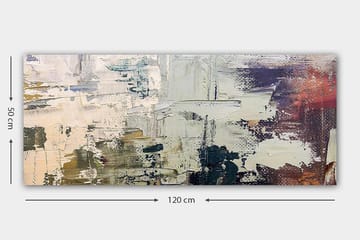 Canvastavla YTY Abstract & Fractals Flerfärgad - 120x50 cm - Inredning - Tavlor & posters - Canvastavla