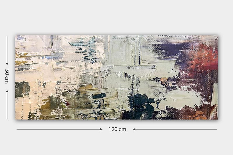 Canvastavla YTY Abstract & Fractals Flerfärgad - 120x50 cm - Inredning - Tavlor & posters - Canvastavla