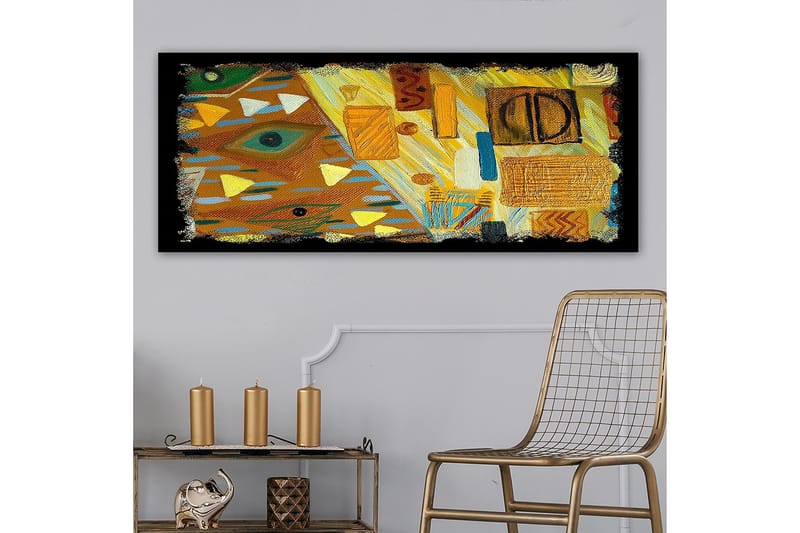 Canvastavla YTY Abstract & Fractals Flerfärgad - 120x50 cm - Inredning - Tavlor & posters - Canvastavla