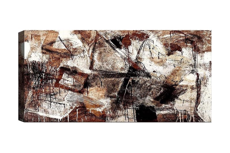 Canvastavla YTY Abstract & Fractals Flerfärgad - 120x50 cm - Inredning - Tavlor & posters - Canvastavla