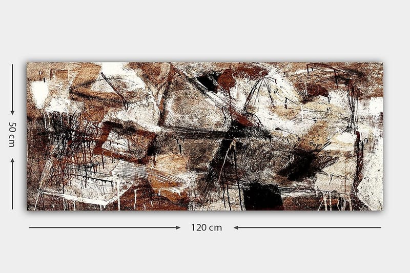 Canvastavla YTY Abstract & Fractals Flerfärgad - 120x50 cm - Inredning - Tavlor & posters - Canvastavla