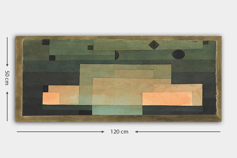 Canvastavla YTY Abstract & Fractals Flerfärgad - 120x50 cm - Inredning - Tavlor & posters - Canvastavla