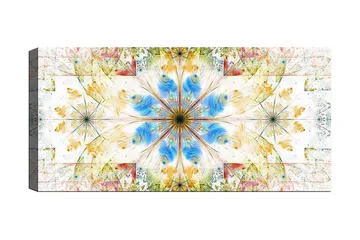 Canvastavla YTY Abstract & Fractals Flerfärgad - 120x50 cm - Inredning - Tavlor & posters - Canvastavla