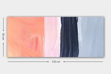 Canvastavla YTY Abstract & Fractals Flerfärgad - 120x50 cm - Inredning - Tavlor & posters - Canvastavla