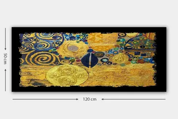 Canvastavla YTY Abstract & Fractals Flerfärgad - 120x50 cm - Inredning - Tavlor & posters - Canvastavla