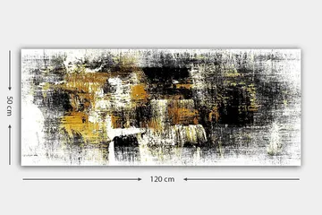 Canvastavla YTY Abstract & Fractals Flerfärgad - 120x50 cm - Inredning - Tavlor & posters - Canvastavla