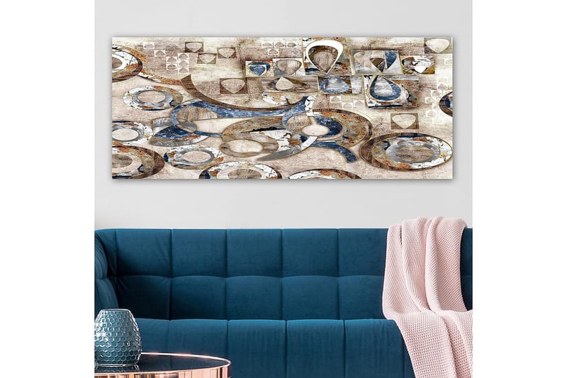 Canvastavla YTY Abstract & Fractals Flerfärgad - 120x50 cm - Inredning - Tavlor & posters - Canvastavla