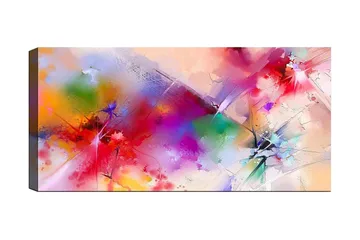 Canvastavla YTY Abstract & Fractals Flerfärgad - 120x50 cm - Inredning - Tavlor & posters - Canvastavla