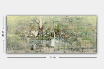 Canvastavla YTY Abstract & Fractals Flerfärgad - 120x50 cm - Inredning - Tavlor & posters - Canvastavla