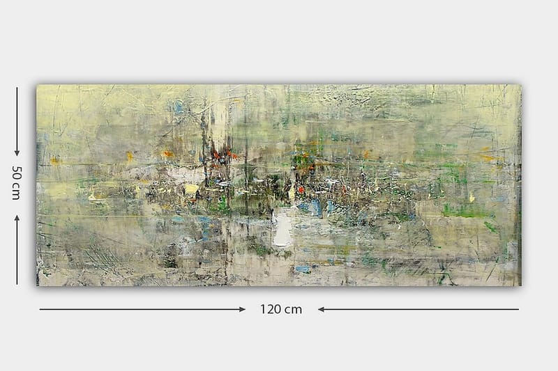 Canvastavla YTY Abstract & Fractals Flerfärgad - 120x50 cm - Inredning - Tavlor & posters - Canvastavla
