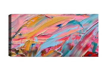 Canvastavla YTY Abstract & Fractals Flerfärgad - 120x50 cm - Inredning - Tavlor & posters - Canvastavla