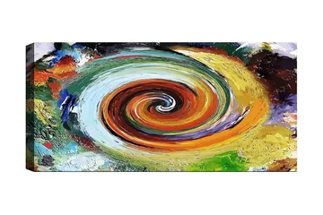 Canvastavla YTY Abstract & Fractals Flerfärgad - 120x50 cm - Inredning - Tavlor & posters - Canvastavla