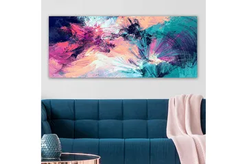 Canvastavla YTY Abstract & Fractals Flerfärgad - 120x50 cm - Inredning - Tavlor & posters - Canvastavla