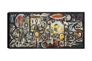 Canvastavla YTY Abstract & Fractals Flerfärgad - 120x50 cm - Inredning - Tavlor & posters - Canvastavla