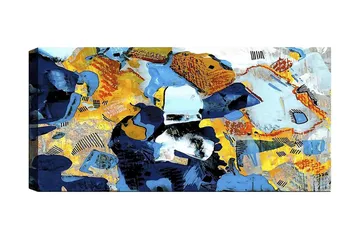 Canvastavla YTY Abstract & Fractals Flerfärgad - 120x50 cm - Inredning - Tavlor & posters - Canvastavla