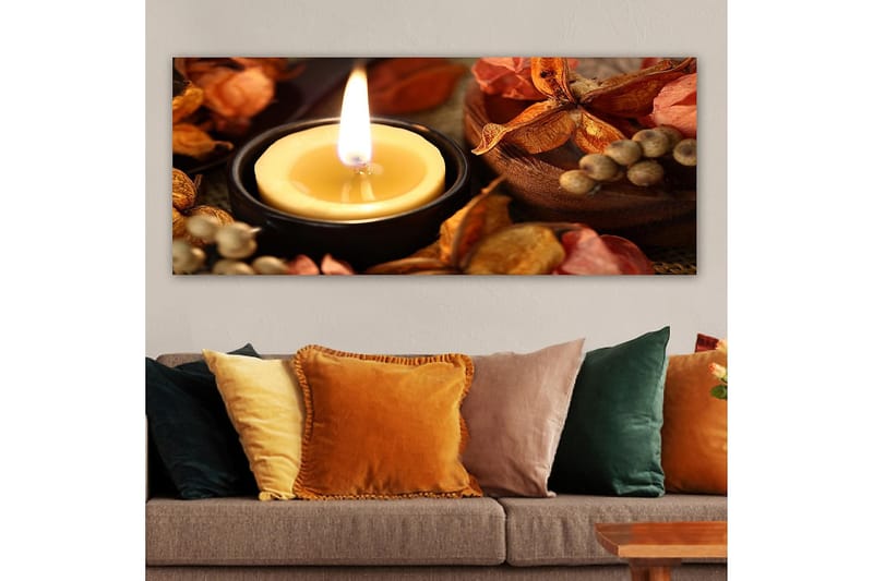 Canvastavla YTY Abstract & Fractals Flerfärgad - 120x50 cm - Inredning - Tavlor & posters - Canvastavla