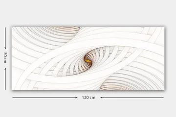 Canvastavla YTY Abstract & Fractals Flerfärgad - 120x50 cm - Inredning - Tavlor & posters - Canvastavla