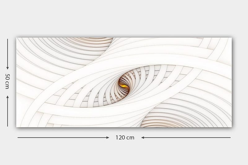 Canvastavla YTY Abstract & Fractals Flerfärgad - 120x50 cm - Inredning - Tavlor & posters - Canvastavla