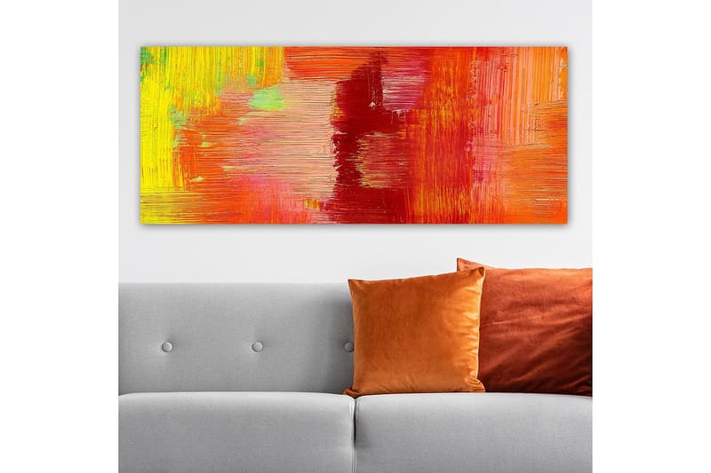 Canvastavla YTY Abstract & Fractals Flerfärgad - 120x50 cm - Inredning - Tavlor & posters - Canvastavla