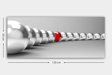 Canvastavla YTY Abstract & Fractals Flerfärgad - 120x50 cm - Inredning - Tavlor & posters - Canvastavla