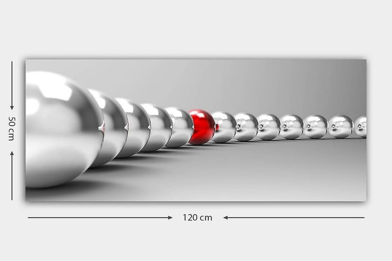 Canvastavla YTY Abstract & Fractals Flerfärgad - 120x50 cm - Inredning - Tavlor & posters - Canvastavla