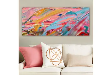 Canvastavla YTY Abstract & Fractals Flerfärgad - 120x50 cm - Inredning - Tavlor & posters - Canvastavla