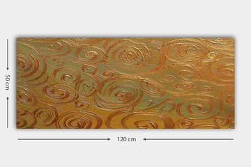 Canvastavla YTY Abstract & Fractals Flerfärgad - 120x50 cm - Inredning - Tavlor & posters - Canvastavla