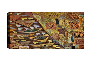 Canvastavla YTY Abstract & Fractals Flerfärgad - 120x50 cm - Inredning - Tavlor & posters - Canvastavla