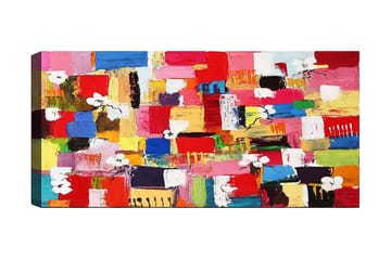Canvastavla YTY Abstract & Fractals Flerfärgad - 120x50 cm - Inredning - Tavlor & posters - Canvastavla