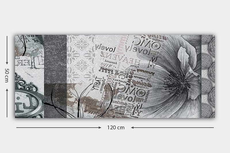 Canvastavla YTY Abstract & Fractals Flerfärgad - 120x50 cm - Inredning - Tavlor & posters - Canvastavla