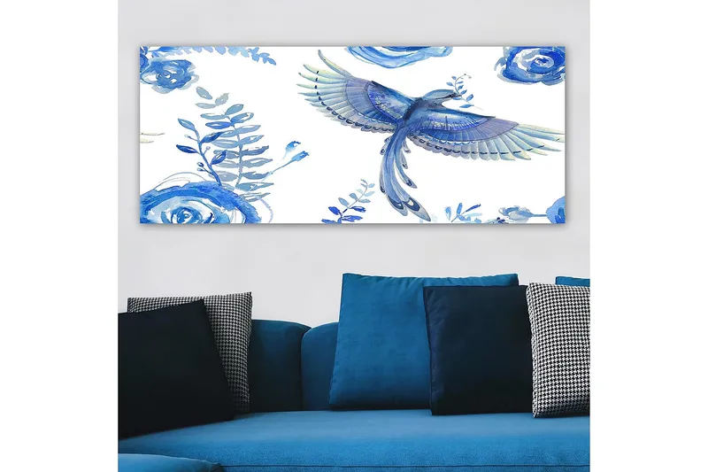 Canvastavla YTY Abstract & Fractals Flerfärgad - 120x50 cm - Inredning - Tavlor & posters - Canvastavla