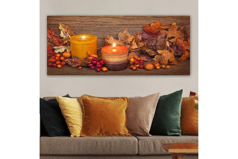 Canvastavla YTY Abstract & Fractals Flerfärgad - 120x50 cm - Inredning - Tavlor & posters - Canvastavla