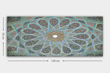 Canvastavla YTY Abstract & Fractals Flerfärgad - 120x50 cm - Inredning - Tavlor & posters - Canvastavla