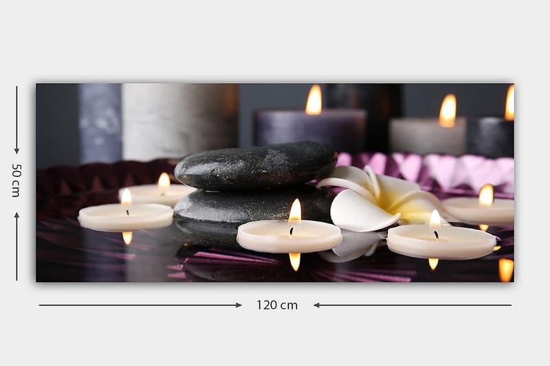 Canvastavla YTY Abstract & Fractals Flerfärgad - 120x50 cm - Inredning - Tavlor & posters - Canvastavla