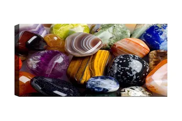 Canvastavla YTY Abstract & Fractals Flerfärgad - 120x50 cm - Inredning - Tavlor & posters - Canvastavla