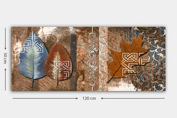 Canvastavla YTY Abstract & Fractals Flerfärgad - 120x50 cm - Inredning - Tavlor & posters - Canvastavla