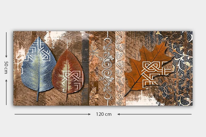 Canvastavla YTY Abstract & Fractals Flerfärgad - 120x50 cm - Inredning - Tavlor & posters - Canvastavla