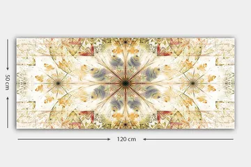 Canvastavla YTY Abstract & Fractals Flerfärgad - 120x50 cm - Inredning - Tavlor & posters - Canvastavla