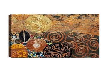 Canvastavla YTY Abstract & Fractals Flerfärgad - 120x50 cm - Inredning - Tavlor & posters - Canvastavla