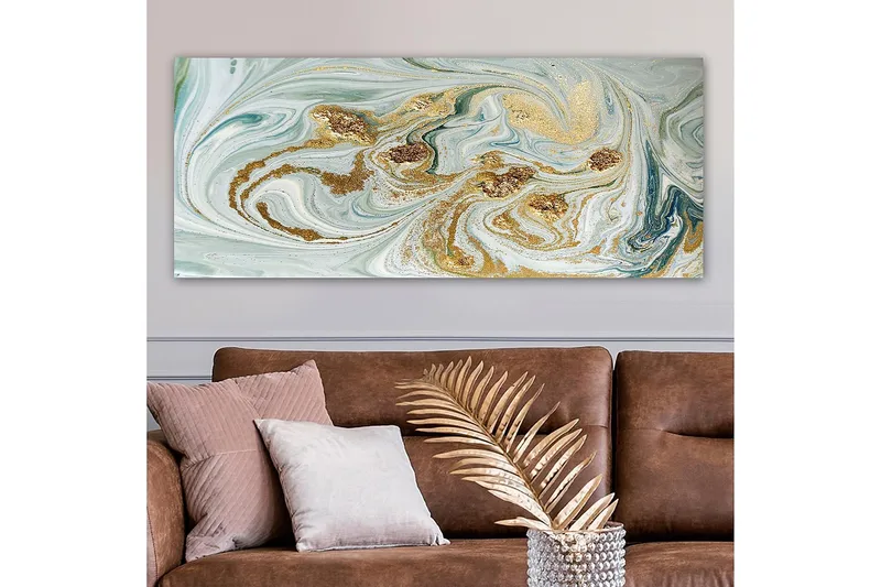 Canvastavla YTY Abstract & Fractals Flerfärgad - 120x50 cm - Inredning - Tavlor & posters - Canvastavla