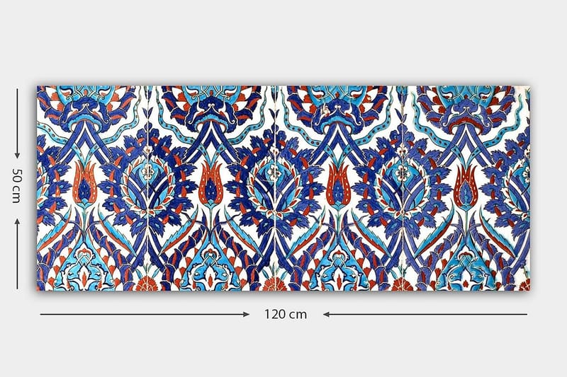 Canvastavla YTY Abstract & Fractals Flerfärgad - 120x50 cm - Inredning - Tavlor & posters - Canvastavla