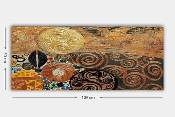 Canvastavla YTY Abstract & Fractals Flerfärgad - 120x50 cm - Inredning - Tavlor & posters - Canvastavla