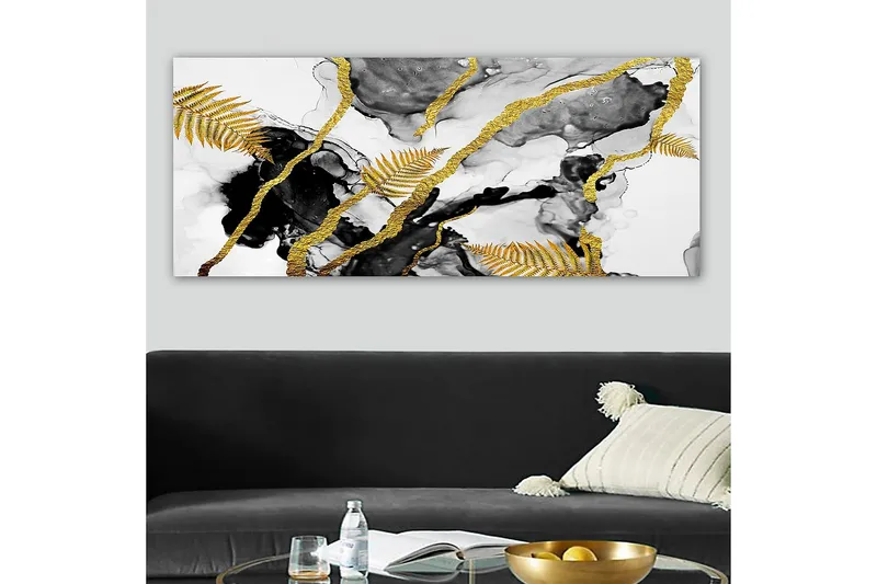 Canvastavla YTY Abstract & Fractals Flerfärgad - 120x50 cm - Inredning - Tavlor & posters - Canvastavla