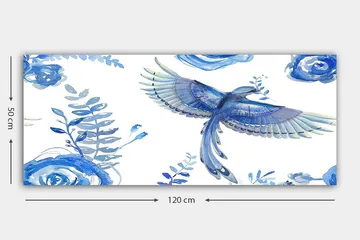 Canvastavla YTY Abstract & Fractals Flerfärgad - 120x50 cm - Inredning - Tavlor & posters - Canvastavla