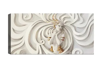 Canvastavla YTY Abstract & Fractals Flerfärgad - 120x50 cm - Inredning - Tavlor & posters - Canvastavla