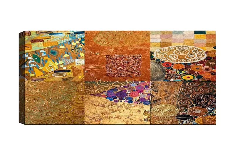 Canvastavla YTY Abstract & Fractals Flerfärgad, 120x50 cm